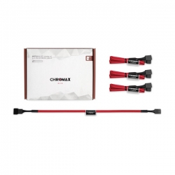 Noctua Na-sec1 Chromax.red 30cm 4pin Pwm Power Extension Cables (3 Pack) Na-sec1-red