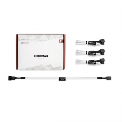 Noctua Na-sec1 Chromax.white 30cm 4pin Pwm Power Extension Cables (3 Pack) Na-sec1-white
