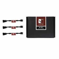 Noctua Black Na-src7 11cm 4pin Pwm Fan Low Noise Adapter Cables (3 Pack) Na-src7