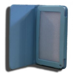 Leader Tab7 Folio Case Blue Faux Leather. Camera Hole Rear Nalt7-cblue