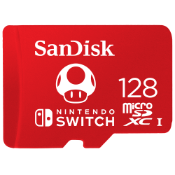 SanDisk 128Gb Nintendo Switch Micro Sd Uhs-I Car Sdsqxao-128G-Gnczn