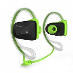 Simplecom Ns200 Bluetooth Neckband Sports Headphones With Nfc Green Ns200-gn