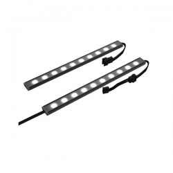 Nzxt Hue Underglow 200mm Dual Rgb Led Strips Nzt-ah-2ugkd-b1