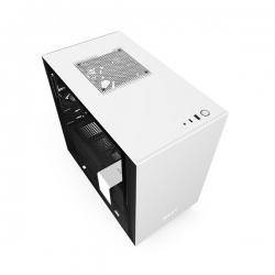NZXT Matte White & Black H210I Mini Tower Chassis (Smart Device V2) Nzt-Ca-H210I-W1