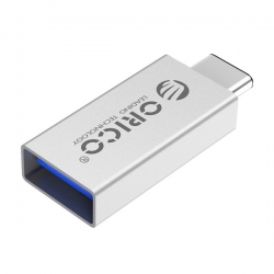 Orico Silver Aluminium Cta1 Type-c To Usb-a Otg Connector Orc-cta1-sv