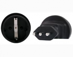 Schuko To Italy 3 Pin Plug Adapter