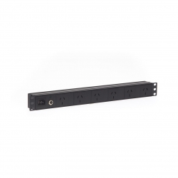 4cabling 1ru 6 Way Gpo Rack Mount Pdu Power Rail Pdu.6whgpo.10a