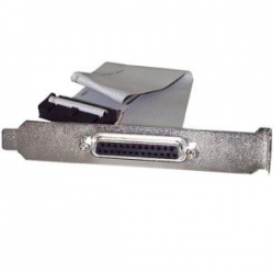 Startech 16in Db25 Parallel Female To Idc 25 Pin Header Slot Plate Plate25f16