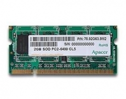 Apacer Ddr2 Sodimm Pc5300-2gb 667mhz 128x8 Cl5 Retail Pack