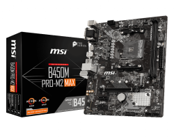 MSI B450M Pro-M2 Max Amd Matx Motherboard B450M Pro-M2 Max