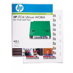 Hp Lto4 Ultrium Worm Barcode Label Pk 100 Pack Q2010a