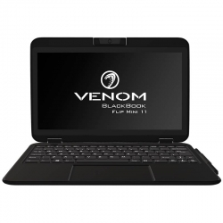 Venom Blackbook Flip Mini 11 N4200 8gb 256gb Ssd 11.6" Hd Touch Wl Bt Pen W10p 64 3 R13803