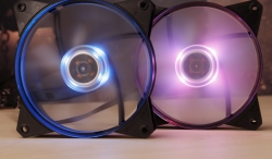 Cooler Master Masterfan Mf120l 120mm Red Led Fan 1200 Rpm R4-c1ds-12fr-r1