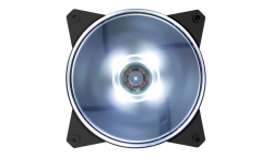 Cooler Master Masterfan Mf120l 120mm White Led Fan 1200 Rpm R4-c1ds-12fw-r1