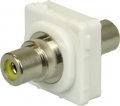 4cabling Rca Female To Rca Female Yellow (white Bezel) 05bc4y