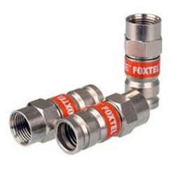 4cabling Rg6 F-type Compression Connector Foxtel Approved 12bpc6cf