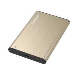 Simplecom SE221 Aluminium 2.5'' Sata Hdd/ Ssd To Usb 3.1 Enclosure Gold Se221-Gd