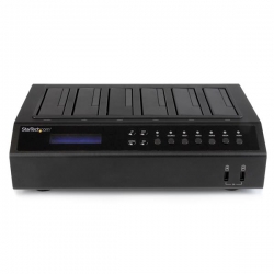 Startech Usb 3.0 / Esata 6-bay Sata Hard Drive Duplicator Dock - 1:5 Hdd / Ssd Cloner And Eraser - 2.5/3.5in Sata Ssd / Hdd Docking Station An Satdock5u3er