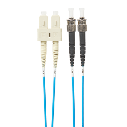 4Cabling 3M Sc-St Om4 Multimode Fibre Optic Cable: Blue (Fl.Om4Scst3Mb)