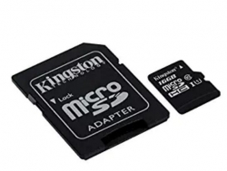 Kingston Micro Sd : 16gb Class10 (sdhc) With Sd Adapter Read: 80mb/ S Sdcs/16gb