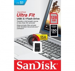 SanDisk 128GB Ultra Fit CZ430 USB 3.1 Flash Drive 130Mb/s SDCZ430-128G