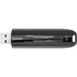 Sandisk Extreme Go Usb 3.1 Flash Drive Cz800 128gb Usb3.1 Black Retractable Lifetime Limited Sdcz800-128g-g46