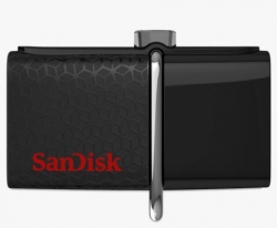 Sandisk Ultra Dual Usb Drive 3.0, Sddd2 32gb, Usb3.0, Black, Usb3.0/ Micro-usb Connector, Otg-enabled