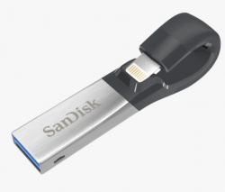 Sandisk Ixpand Flash Drive, Sdix30n 32gb, Grey, Ios, Usb 3.0, 2y Sdix30c-032g-gn6nn