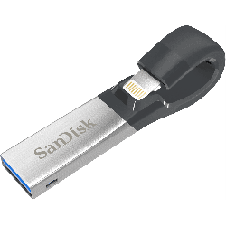 Sandisk Ixpand Flash Drive Sdix30N 16Gb Grey Ios Usb 3.0 2Y Sdix30C-016G-Gn6Nn