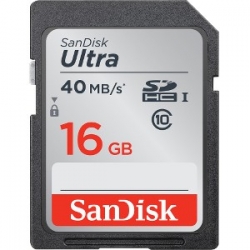 Sandisk Ultra Sdhc Sdunc 16gb C10 Uhs-i 80mb/ S R 4x6 10y Sdsdunc-016g-gn6in