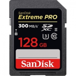 Sandisk Sdxpk 128gb Sd Extreme Pro Class 10 300mb/s Sdsdxpk-128g-gn4in