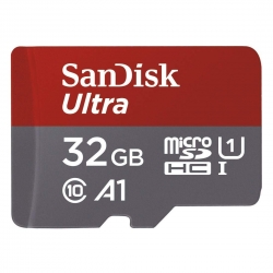 Sandisk Sdsquar-032G-Gn6Mn Micro Sdhc Ultra A1 Class 10 98Mb/ S No Adapter Sdsquar-032G-Gn6Mn1
