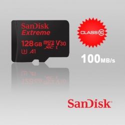 Sandisk Sd Micro Extreme 128gbsandisk Extreme Microsdxc Sqxvf 128gb U3 C10 V30 Uhs-i 90mb/s R 60mb/s