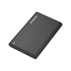 Simplecom Se211 Aluminium Slim 2.5'' Sata To Usb 3.0 Hdd Enclosure Black Se211-Bk