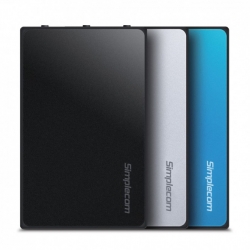 Simplecom Tool Free 3.5" Sata Hdd To Usb 3.0 Hard Drive Enclosure Se325-silver