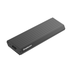 Simplecom Se513 Nvme Pcie (M Key) M.2 Ssd To Usb 3.1 Gen 2 Type C Enclosure 10Gbps Grey Se513-Gr