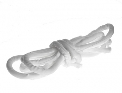4cabling Self Closing Wrap 38mm X 10m Roll With Braided Finish: White 022.038.2015