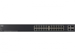 Cisco (sg220-26) Smart Plus Switch 24 X 10/ 100/ 1000 Port + 2 X Gigabit Rj45/ Sfp Combo Port Internal