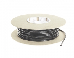 4cabling Spiral Binding Cable Wrap - 30.5m X 24mm: Black Ksp-24bk
