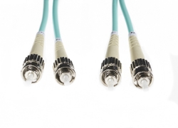 4Cabling 20M St-St Om4 Multimode Fibre Optic Cable: Aqua (Fl.Om4Stst20M)