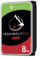 Seagate 8Tb Ironwolf Pro Ent Nas Hdd 3.5In Internal Sata 6Gb/ S 7200Rpm 256Mb Cache St8000Ne001