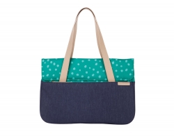Stm Grace - Deluxe Laptop Sleeve - 13inch - Teal Dot/night Sky Stm-114-107m-47
