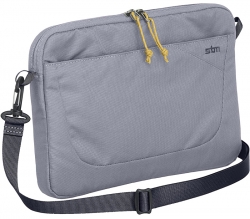 STM Blazer 15" Padded Sleeve Case, Fits Up To 15" Notebook, Frost Grey, STM-114-114P-55, Water Resistant Fabric