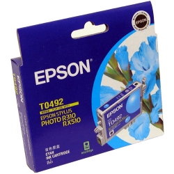 Epson T049290 CYAN INK CARTRIDGE FOR RX630/ RX510/ R310/ R210, 430pages