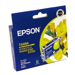 Epson T049490 YELLOW INK CARTRIDGE FOR RX630/ RX510/ R310/ R210, 430pages