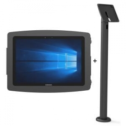 Compulocks Secure Space Enclosure With Rise 60Cm Pole Mount For Galaxy Tab A 10.1In - Black Tcdp03910Ageb