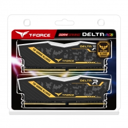 Team T-Force Asus Alliance Series Dram 16Gb (2X8Gb) Dimm 3200Mhz Black Heatspreader With Rgb Led Tf9D416G3200Hc16Cdc01