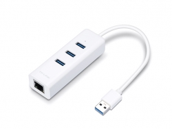 Tp-link Ue330, Usb 3.0 3-port Hub & Gigabit Ethernet Adapter 2 in 1 Usb Adapter Ue330