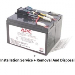 Apc Supply And Delivery Of 1 X Rbc48 Battery + Installation Service By A Certified Schneider Electric