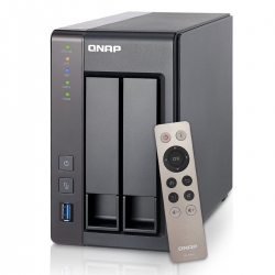 Qnap Ts-251+ -2g, Nas, 2bay (no Disk), 2gb, Cel Qc-2.0ghz, Usb, Gbe (2), Twr, 2yr Ts-251+-2g